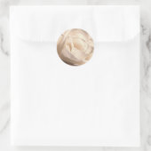 Rond Sticker pour le phoque blanc de mariage d'invitati (Sac)