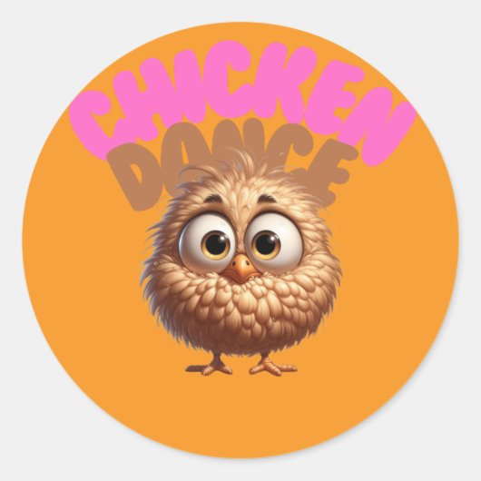 Rond Sticker pour le poulet (Devant)