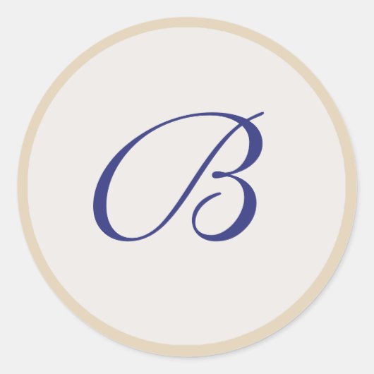 Rond Sticker pour le sceau mariage et l'enveloppe d'évé (Devant)