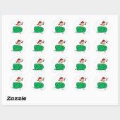Rond Sticker pour le travail de jardin (Feuille)