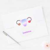 Rond Sticker pour les bijoux trans (Enveloppe)