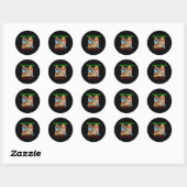 Rond Sticker pour les bons parents (Feuille)