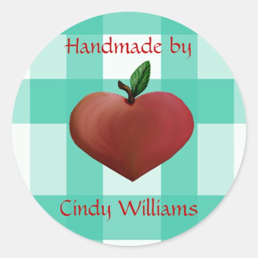 Rond Sticker pour les chèques pays (Devant)