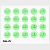 Rond Sticker pour les Clarinets (Feuille)