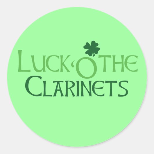 Rond Sticker pour les Clarinets (Devant)