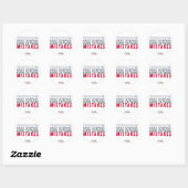 Rond Sticker pour les erreurs d'expérience (Feuille)