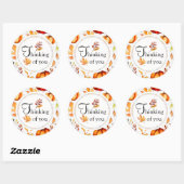 Rond Sticker pour les feuilles automnales (Feuille)