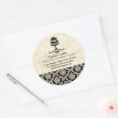 Rond Sticker pour les gâteaux de Nysha (Enveloppe)