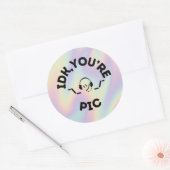 Rond Sticker pour les instructeurs de vol et les futurs (Enveloppe)