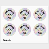 Rond Sticker pour les instructeurs de vol et les futurs (Feuille)