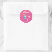 Rond Sticker pour les Mariages d'été (Sac)