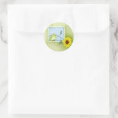 Rond Sticker pour les oiseaux de tournesol (Sac)
