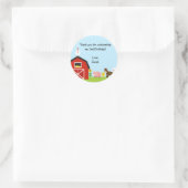 Rond Sticker pour les petits camarades de Barnyard (Sac)