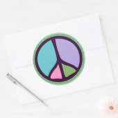 Rond Sticker pour les signes de paix (Enveloppe)