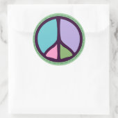 Rond Sticker pour les signes de paix (Sac)
