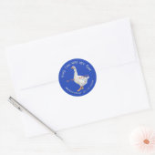 Rond Sticker pour l'heure de la bibliothèque de l'école (Enveloppe)