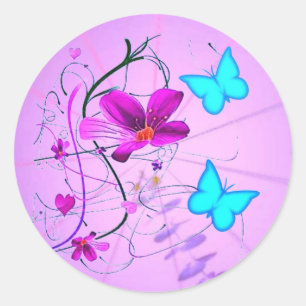 Rond Sticker pour l'heure du printemps