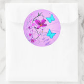 Rond Sticker pour l'heure du printemps (Sac)