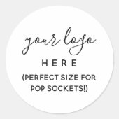 Rond Sticker pour logo d'entreprise - Sockets personnal (Devant)