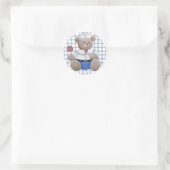 Rond Sticker pour l'ours de l'alior (Sac)
