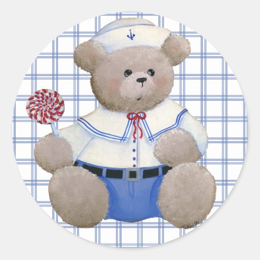 Rond Sticker pour l'ours de l'alior (Devant)
