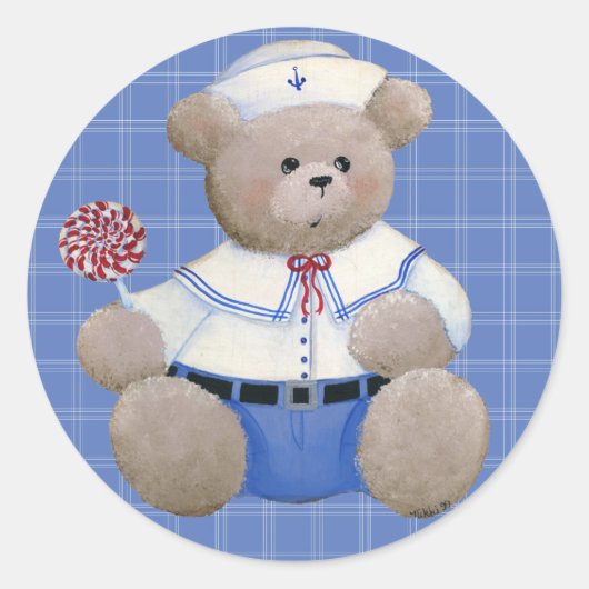 Rond Sticker pour l'ours de l'alior (Devant)