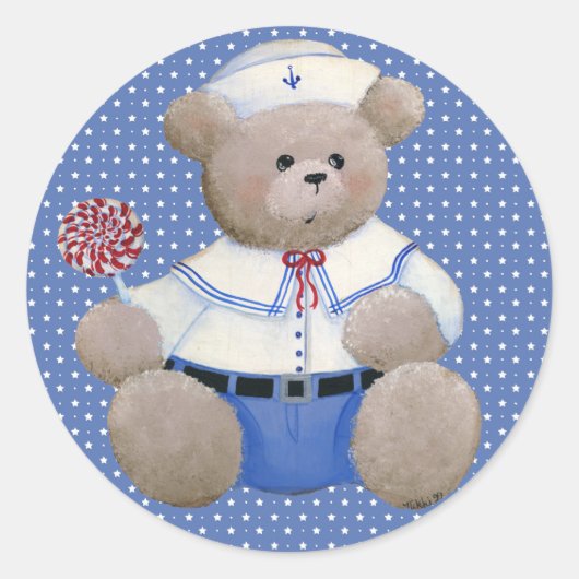 Rond Sticker pour l'ours de l'alior (Devant)