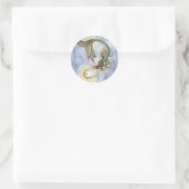 Rond Sticker pour lune de mer profonde (Sac)