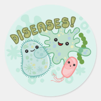 Rond Sticker pour maladies
