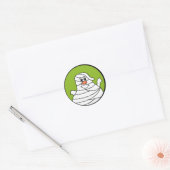Rond Sticker pour maman d'Halloween (Enveloppe)