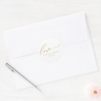 Sticker pour Mariage couleur modifiable pour l'amo