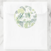 Rond Sticker pour Mariage de bière (Sac)