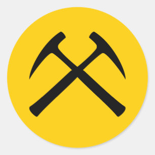 Rond Sticker pour marteaux de roche croisés