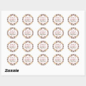 Rond Sticker pour Mary (Feuille)