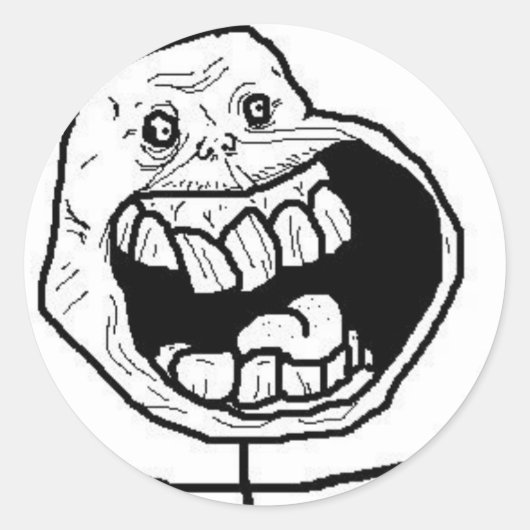 Rond Sticker pour mème Tumblr (Devant)