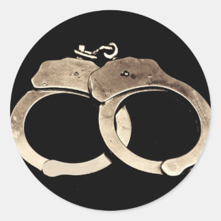 Rond Sticker pour menottes