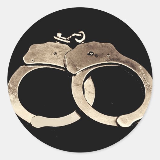 Rond Sticker pour menottes (Devant)