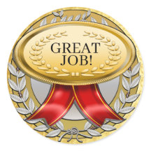 Sticker pour monogramme de la médaille