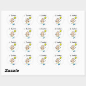 Rond Sticker pour nager (Feuille)