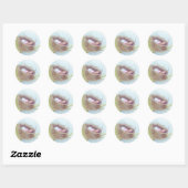 Rond Sticker pour nids d'oiseaux (Feuille)