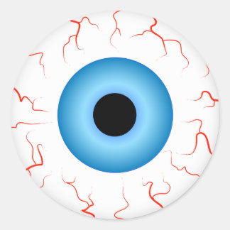 Rond Sticker pour oeil bleu