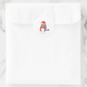 Rond Sticker pour oiseaux d'hiver (Sac)