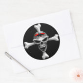 Rond Sticker pour os crâniens (Enveloppe)