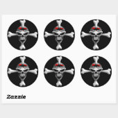 Rond Sticker pour os crâniens (Feuille)