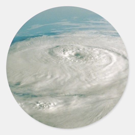 Rond Sticker pour ouragan (Devant)
