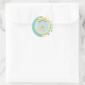 Rond Sticker pour ours de bienvenue (Sac)