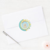 Rond Sticker pour ours de bienvenue (Enveloppe)