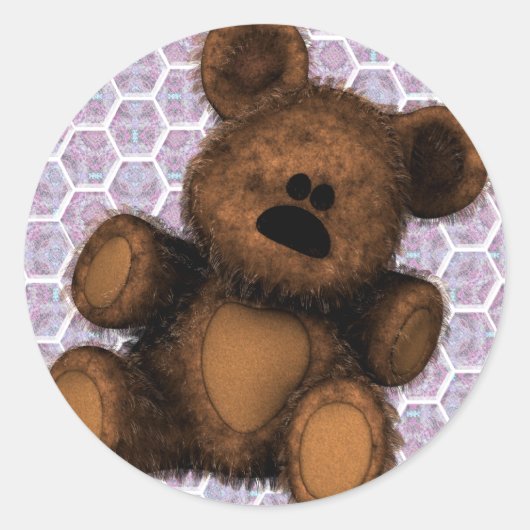 Rond Sticker pour ours en peluche (Devant)