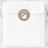 Rond Sticker pour petit agneau (Sac)