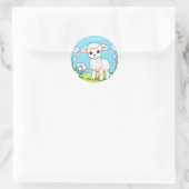 Rond Sticker pour petit agneau (Sac)